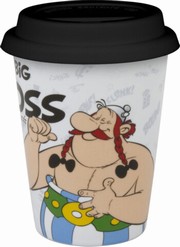 Asterix Big Boss - hrnek se silikonovým víčkem