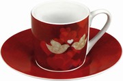 Doves in love - espresso