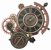 Steampunk astrolb hodiny 52cm